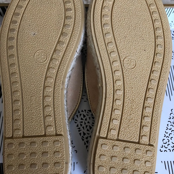 SaksOFF5th nude mules slides flats espadrille - Picture 3 of 5